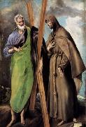 GRECO, El St Andrew and St Francis Sweden oil painting artist